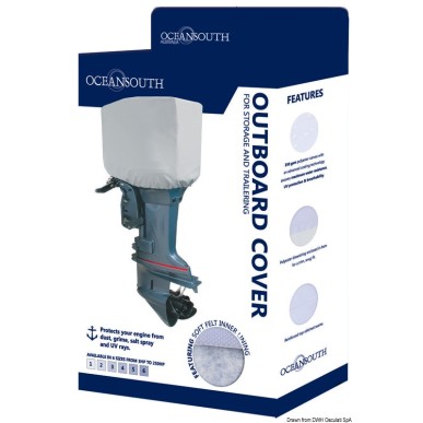 
Capote gris 30-60HP hors-bord 2/4 temps Oceansouth 
