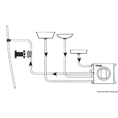 Collecteur eaux usées WHALE 8l + capteur IC | EAN 8033137095818 Ref 16.222.94