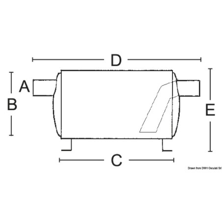 
Silencieux d'échappement Ø 40 mm 
