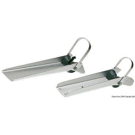 
Davier de proue en inox satiné 500 mm 

