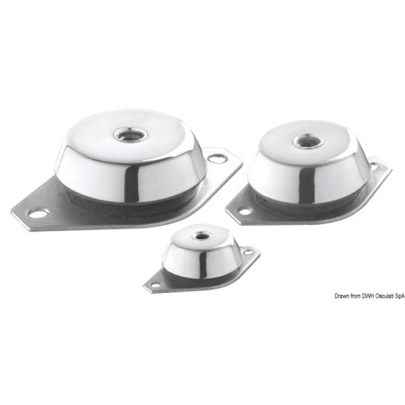 
Support antivibration acier galvanisé 200 kg 
