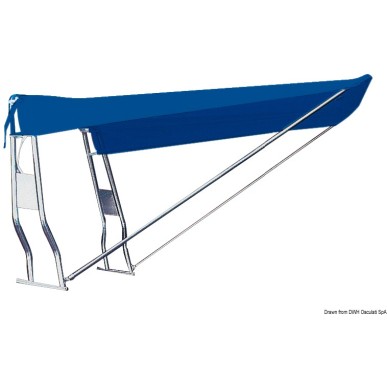 
Taud télescopique poupe bleu navy 130 x 170 cm 
