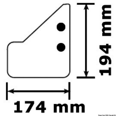 Stabilisateur HYDROBOAT jusqu' 50 HP | EAN 8033137037160 Ref 52.212.01