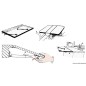
Support table pliante Rakego 60 kg 20/30 mm 
