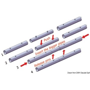 
Raccord tuyau rectiligne 150 mm 22x1,2 mm 
