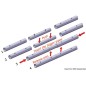 
Raccord tuyau rectiligne 150 mm 22x1,2 mm 
