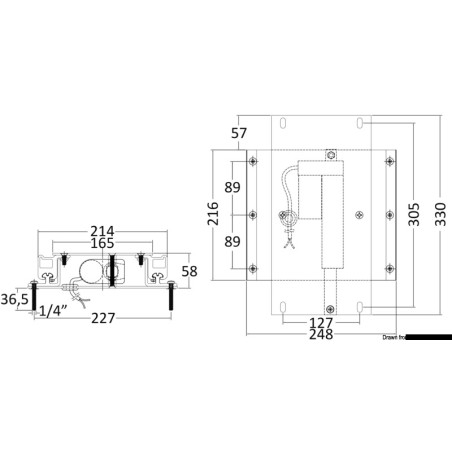 
Coulisseaux électrique pour sièges 12 V  
