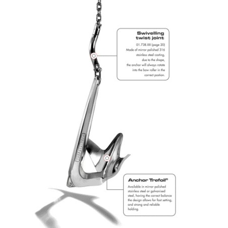 
Jonction Twist chaîne/ancre 6/8 mm 
