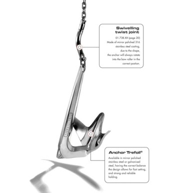 Jonction Twist chaîne/ancre 6/8 mm | EAN 8033137044359 Ref 01.738.01