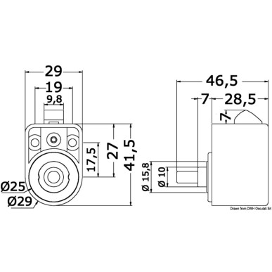 Déclic bouton Medium | EAN 8033137050114 Ref 38.182.54