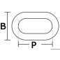 
Chaîne inox calibrée 8 mm x 75 m 
