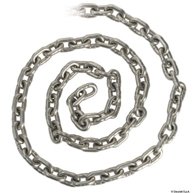 Chaîne inox calibrée 8 mm x 75 m | EAN 8033137066955 Ref 01.375.08-075
