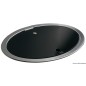 
Plan cuisson inox 2 feux couvercle fumé 510x390 mm 
