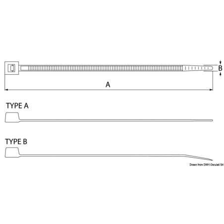 
Collier nylon 140 mm 
