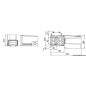 
Treuil électrique 2400 kg 1200W 12V 
