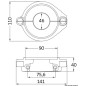 Anode collier magnésium Volvo Ø 107 mm
Anode collier magnésium Volvo Ø 107 mm