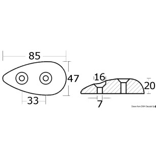 
Anode savonette 300 g 
