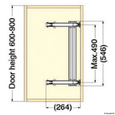 Charnière MonoFlat LIN-X SUGATSUNE Ref 38.528.01