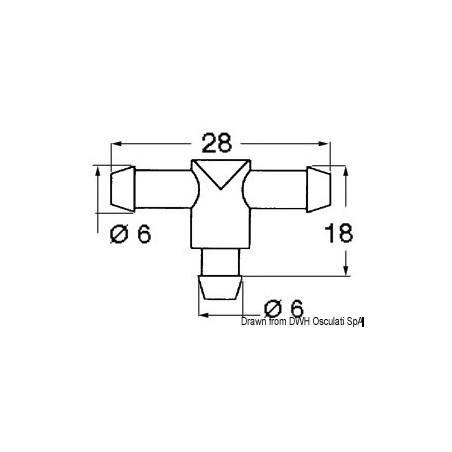 
Raccord T p. lave-vitres 
