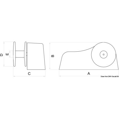 Treuil p.ITALWINCH Achill Tender 1000W 24V | EAN 8033137202674 Ref 02.619.24