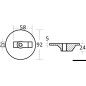 Queue carpe plate aluminium Alpha/Bravo 35/300 HP
Queue carpe plate aluminium Alpha/Bravo 35/300 HP