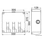 
Système lave-vitres 9,7 l 3 pompes 24 V 
