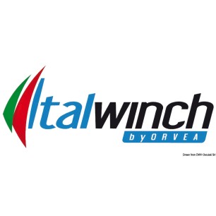 
Treuil Italwinch Obi 1500 W - 24 V avec cloche barbotin 8 mm
