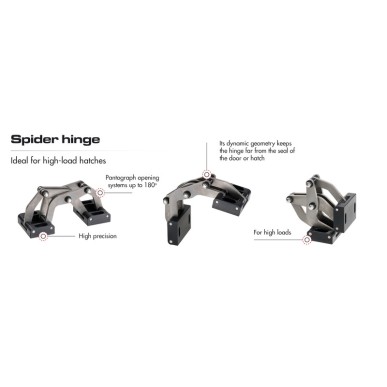 Charnière autoporteurse | EAN 8033137220333 Ref 38.527.01