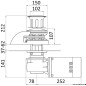 
Guindeau ITALWINCH Orchid 24V 1700W 10m tambour 
