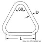 
Anneau triangulaire 5x30 mm 
