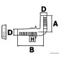 
Passe-coque thermoplymère 1" x 26-29 mm 
