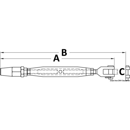 
Ridoir avec embout  double cône 3 mm 
