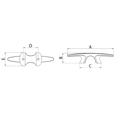 Taquet Bull Dog 158 mm | EAN 8033137131530 Ref 40.131.16