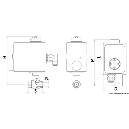 
Vanne PN40 1" sans tableau de commande 
