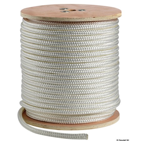 
Double tresse blanche 5 mm 
