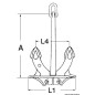 
Ancre Hall, modèle original 34 kg 

