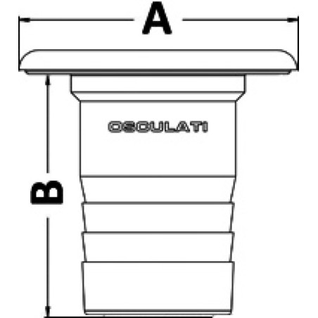
Bouchon de nable Clever protect.moulée Ø50mmDIESEL 
