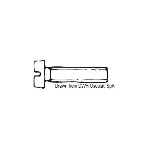 
Vis tête cylindrique fileté 5x25 AISI 304 MET/TC5X25
