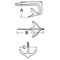 
Ancre Trefoil 30 kg 
