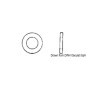
Rondelle plate large 8x24 AISI 316 316.125/8X24
