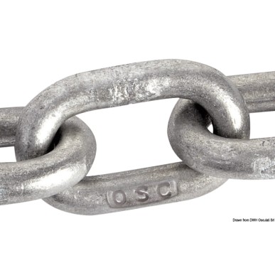 Chaîne inox calibrée 10 mm x 150 m | EAN 8033137067013 Ref 01.375.10-150