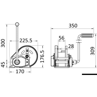 Treuil Rock max 1135 kg | EAN 8033137070259 Ref 02.130.04