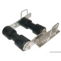 
Rouleau double pivotant arrière 60 mm 
