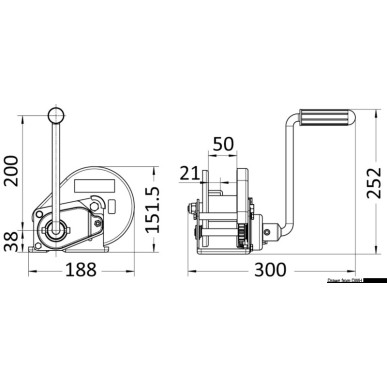 Treuil Rock max 680 kg | EAN 8033137070235 Ref 02.130.02
