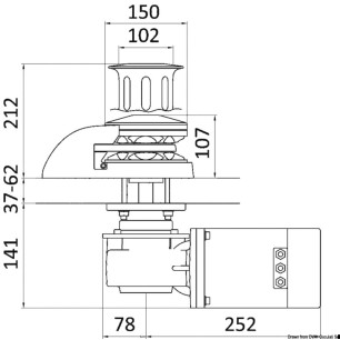 
Guindeau ITALWINCH Orchid 24V 1700W 10m barbotin 
