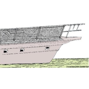 
Filet de securitè pour balcon blanc 450 mm x 30 m 
