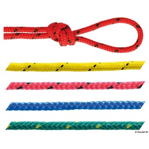 
Tresse polypropylène couleurs vives jaune 2 mm 

