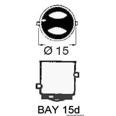 
Ampoule 10 W 24 V 
