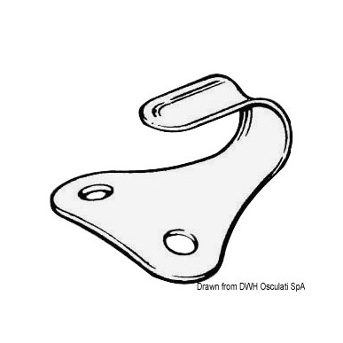 Crochet inox tuyaux 40/70 mm | EAN 8033137125850 Ref 37.290.01