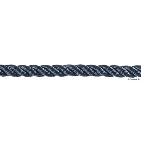 
Bout 3 torons bleu 28 mm 
